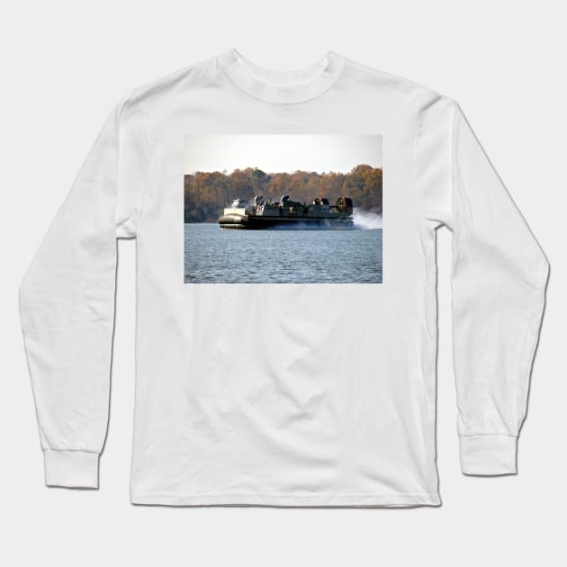 USN Hovercraft Long Sleeve T-Shirt by tgass